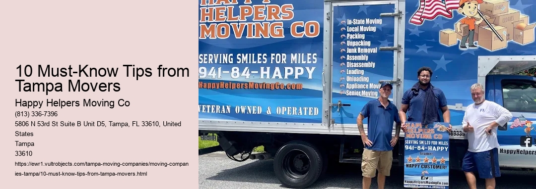 10 Must-Know Tips from Tampa Movers