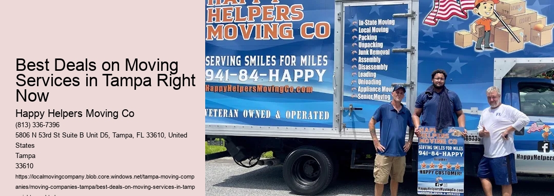 Best Deals on Moving Services in Tampa Right Now