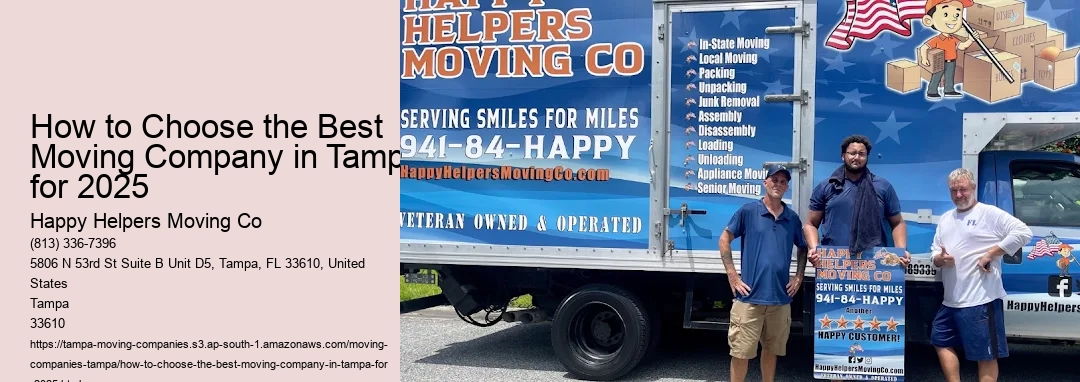 How to Choose the Best Moving Company in Tampa for 2025