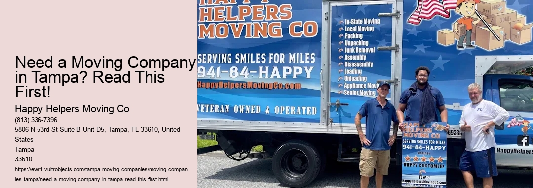 Need a Moving Company in Tampa? Read This First!