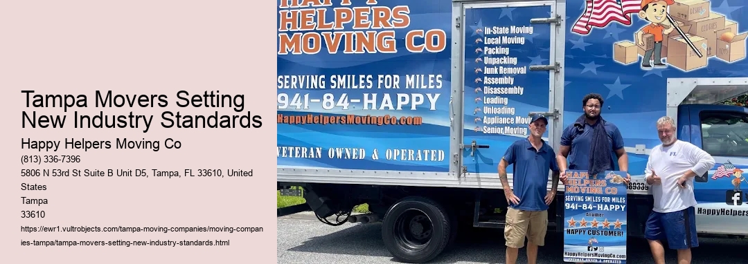 Tampa Movers Setting New Industry Standards