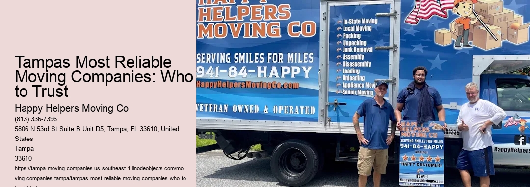 Tampas Most Reliable Moving Companies: Who to Trust