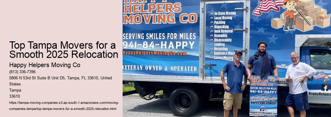 Top Tampa Movers for a Smooth 2025 Relocation